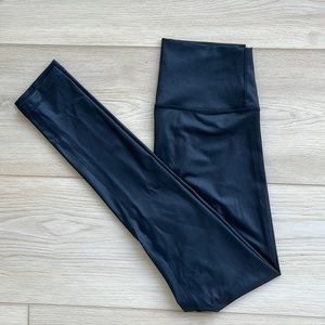 TNA high rise leather leggings